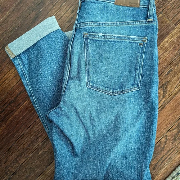 Madewell High-Rise Slim Boy Jean - Picture 5 of 5